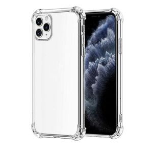 جراب هاتف من مادة TPU لهاتف iPhone 13 Pro 6.1 (شفاف)