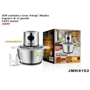 Jamaky  Chopper 3Liter 300 Watt Stainless JMK-8102