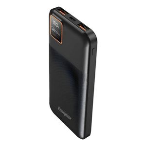 Energizer Ultimate Power Bank UE10073P – 10,000mAh Capacity, 22.5W Fast Charging, PD 3.0 & Quick Charge Support, Dual USB Output, Portable & Compact Design Black