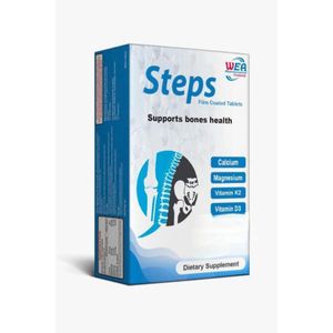 Steps ستيبس كالسيوم - تركيبة متطورة لتعزيز كثافة العظام والوقاية من نقص الكالسيوم