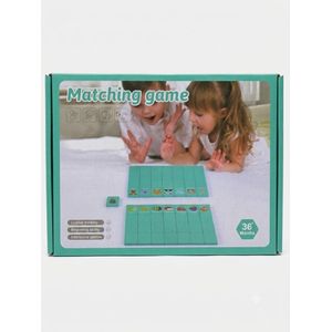 Educational Wooden Matching Game for Toddlers – Cognitive Development Toy for Logical Thinking, Pattern Recognition, and Early Childhood Skill Building (36+ Months)