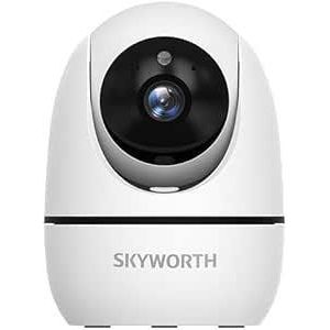 Skyworth H30P 3MP Camera with Wi-Fi 6, 360° Color Night Vision, Microphone, and Speaker
