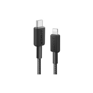 Anker 322 USB-C to Lightning Cable Braided 6ft - Black 