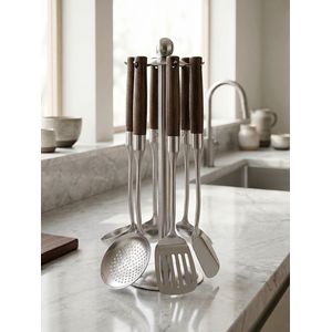 HomePro طقم مطبخ ناتورا 6 قطع خشب