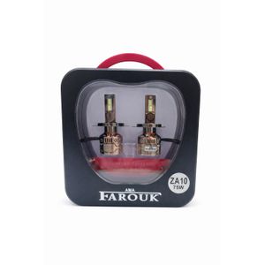 عدة مصابيح أمامية للسيارة ZA10 H8 LED، بقوة إضاءة قصوى تبلغ 6000K