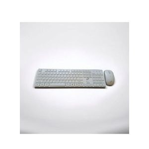 ZERO KEYBOARD + MOUSE  WIRELESS COMBO ENGLISH & ARABIC Model - ZR-5710 White