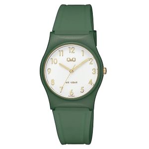 Q&Q ساعة نسائية أنالوج بحركة كواتز من Q&Q - V27A-009VY