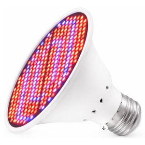 No LED Plant Growth Lamp E27 – 300 LEDs 60Watts (228 Red + 72 Blue) – SMD2835 Full Spectrum Grow Light Bulb for Indoor Plants & Hydroponics