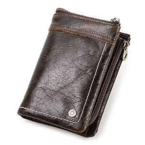 Luxury Designer Wallet for Men Patchwork Leather Short Wallet Casual Buckle  Coin Purse Brand Trifold Wallet Men Clutch Money Bag