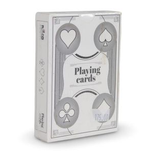 Premium Playing Cards – White & Black Classic Design