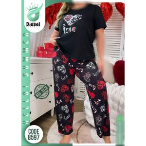 Women's Summer Pajama Big Size