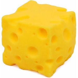 Yellow Big Cheese Squishy, Giant Cheese Squishys, Rebounding Sensory Fidget Toy, Soft Novelty Toy for Adults & Kids, Slow Rising, Extra Soft (10cm)