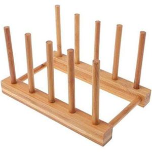 Wooden dish drying bowl, cup organizer, cup holder, multi-purpose utensil holder, large capacity, kitchen sink strainer organizer, kitchen organizers, dish dryer, 5-compartment book organizer