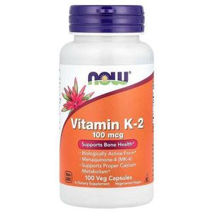 Now Vitamin K2 100 Mcg 100 Capsules