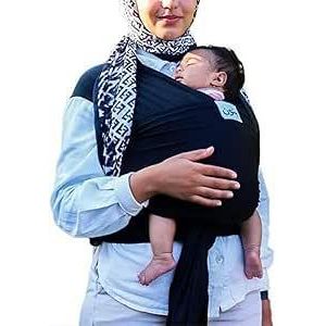 حمالة أطفال مرنة (بني فاتح) لحمل الأطفال صحية ومريحة