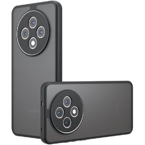  Case Compatible with Oppo Reno12F Case, Shockproof Anti-Slip, Anti-Scratch and Anti-Fingerprint Protective Case Cover Compatible with Oppo Reno12F (Black)