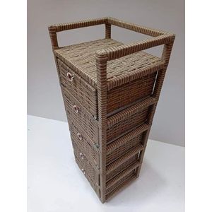 Rattan Turbo Kitchen Drawers Natural