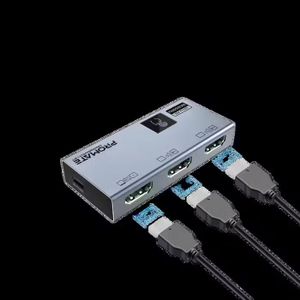 Promate محول HDMI مع مفتاح دقة فائقة 8K 60 هرتز