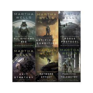 Murderbot Diaries Complete Series Set by Martha Wells Hardcover