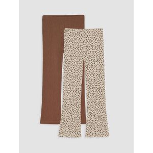 LC Waikiki Girl's Knitwear Flare Leggings 2 Pack