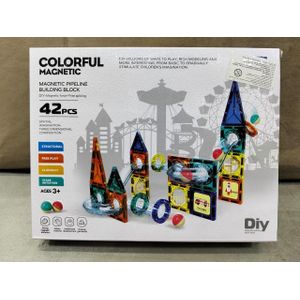 General Magnetic building set for children - 42 pieces of educational magnetic blocks