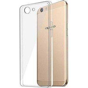 جراب خلفي شفاف من السيليكون والبولي يوريثين الحراري لموبايل اوبو F5 HD مضاد للاصفرار ويوفر حماية عالية الصدمات متوافق مع F5 6.0 انش