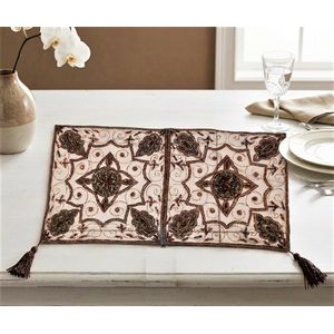 Handmade Indian Runer Bring the elegance of Indian heritage into your home.