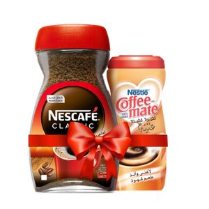 Nescafe Classic Instant Coffee Jar - 190 Gm + Free Gift Coffee Mate - 170 Gm