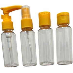 4 Pcs Travel Bottles Set Air Travel Size Toiletries Liquid Containers