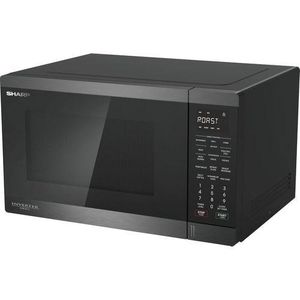 Sharp ميكروويف إنفرتر شواية 34 لتر 1100 واط 23 قائمة باللون الأسود R-340GRI-BS2