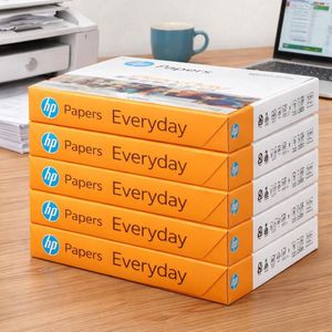 HP كرتونة ورق تصوير A3 وزن 80 جم – 5 رزم (2500 ورقة) جودة عالية للطباعة والنسخ– أداء يومي ثابت وجودة عالية