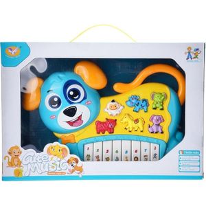 Dog Cute Music Electronic Organ Set Cyan - 855-27A