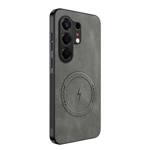 Tecno Camon 50 4G Case Cover – Matte Leather Shockproof Case with Anti-Fingerprint, Anti-Scratch & Soft TPU Bumper (Grey)