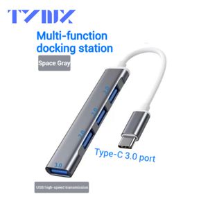 4 - Port USB - C Hub: USB 3.0 High - Speed Expansion