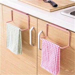 خطافات لتنظيم المناشف المعلقة على الباب، مصنوعة من البلاستيك - قطعتان