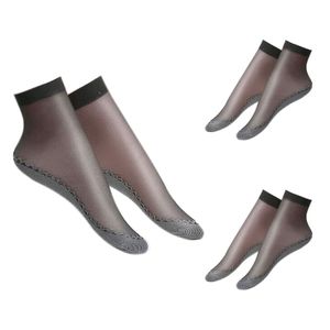 Socks Summer Ultra Thin Transparent Nylon Women Girl Black, pcs3