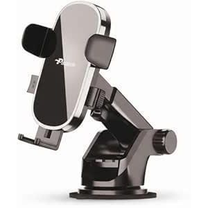 حامل موبايل مغناطيسي للسيارة من بانسيه، هيكل من خليط معدني من الزنك - قابل للتعديل 360 درجة، متوافق مع الهواتف الذكية مقاس 3.5-6.5 بوصة - PH001 - اسود