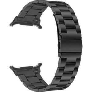 Replacement strap with no gaps, made of stainless steel, for Galaxy Watch 8 40mm 44mm - Classic 46mm 2025, for Samsung Galaxy Watch 8, black.