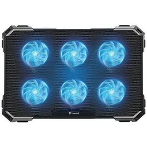 Standard  Gaming Cooler ICE-06N - 6 Fans - 17" - Blue LED, Black