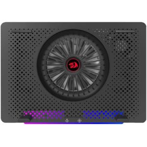 Redragon مبرد الكمبيوتر المحمول GCP500 IVY - 5 مراوح هادئة - منفذي USB - تحكم في سرعة المروحة - لوحة ألومنيوم -