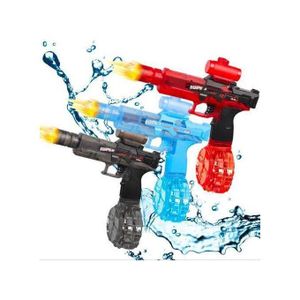 Automatic Electric Water Gun for Kids & Adults – Rechargeable Electric Water Blaster with Large Water Tank & LED Lights