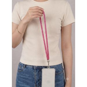 Mobile phone accessory pendant Fuchsia color  