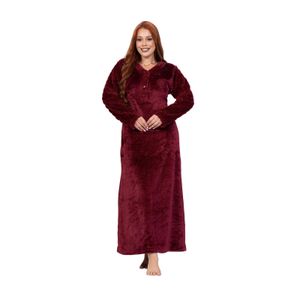 Dadoush Women's long nightgown made of luxurious velvet,