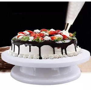 Rotating Cake Stand For Decorating And Serving