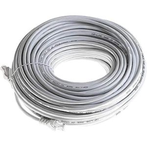 40m Blue Ethernet Cat 6 Cable - Compatible with Router, Personal Computer, Networking Device