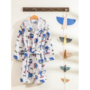 LC Waikiki Sonic Printed Girl's Bathrobe