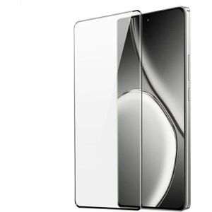 حامي شاشة من الزجاج المقوى 9D لهاتف Realme GT Neo6, GT Neo6SE, GT 6T, GT 6، سمك 0.33 مم - اللون أسود (عبوة من 1)
