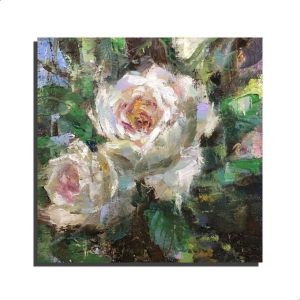 تابلو مودرن ملون 40x40 سم - تصميم فني أنيق