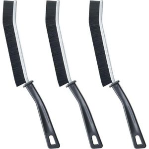 فرشاة تنظيف الشقوق ذات الشعيرات الصلبة، فرش تنظيف صغيرة، فرشاة تنظيف الجص، فرشاة المرحاض، فرشاة فرك لبلاط الحمام، أدوات تنظيف الفجوات الضيقة للمنزل والحمام والمطبخ (3)