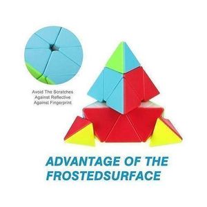 Moyu (Moyu )Pyraminx Speed Cube Triangle Magic Cube Pyramid Stickerless